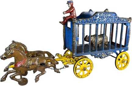HUBLEY ROYAL CIRCUS RHINO CAGE WAGON