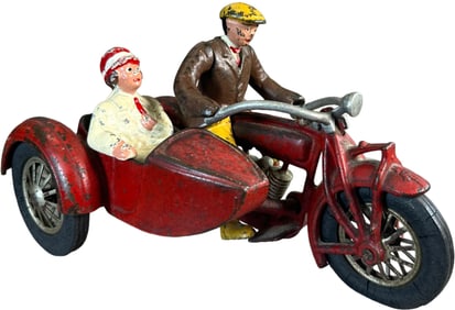 HUBLEY CIVILIAN MOTORCYCLE W/SIDECAR