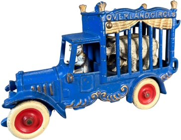 LARGE KENTON OVERLAND CIRCUS CAGE TRUCK