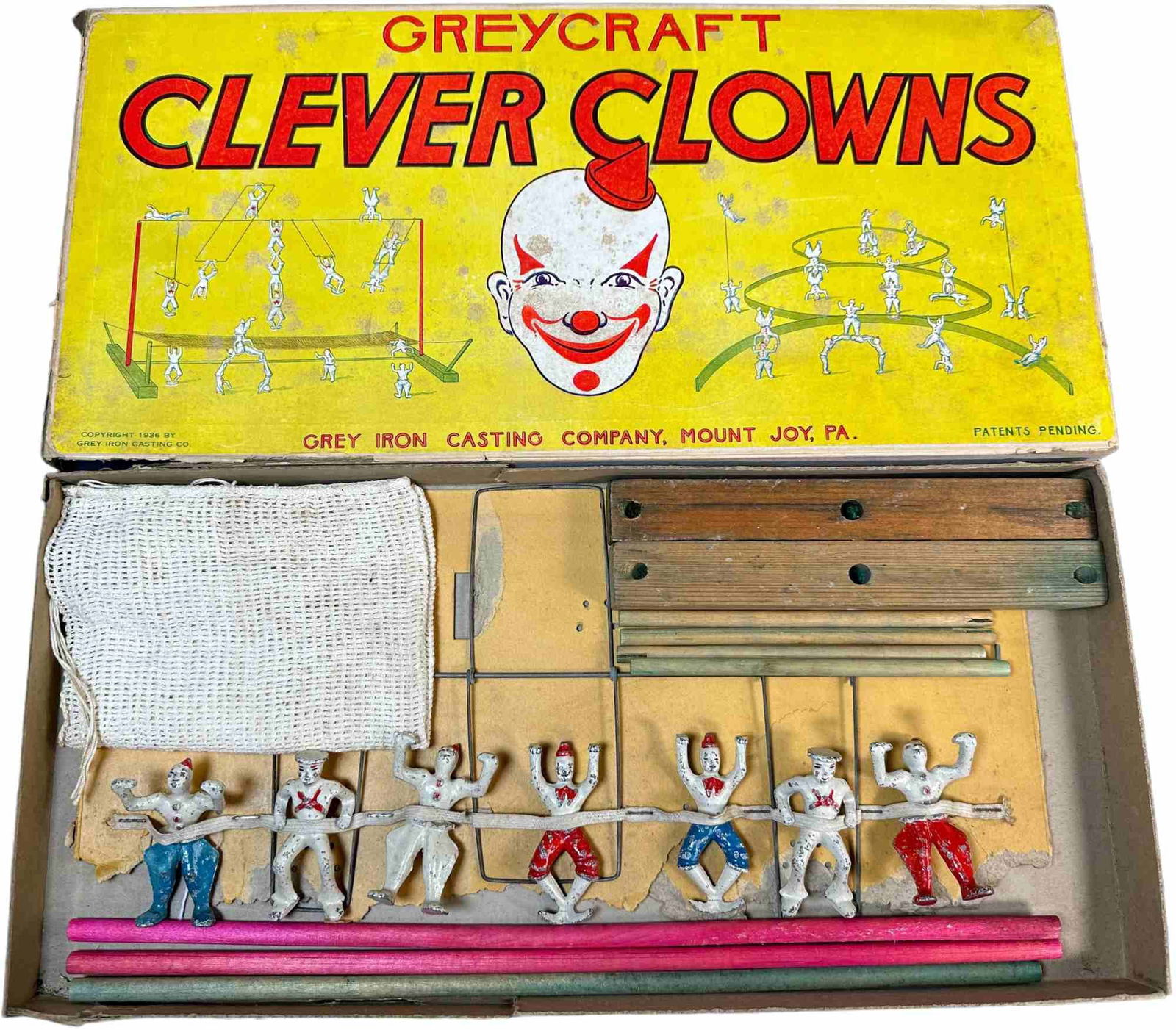 BOXED GREYCRAFT CLEVER CLOWNS FIGURES SET (1 of 11)