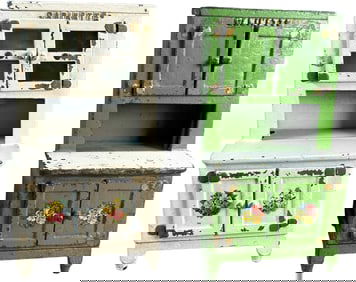 TWO HUBLEY KITCHEN CABINETTE