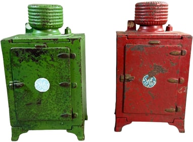 TWO HUBLEY GE REFRIGERATORS