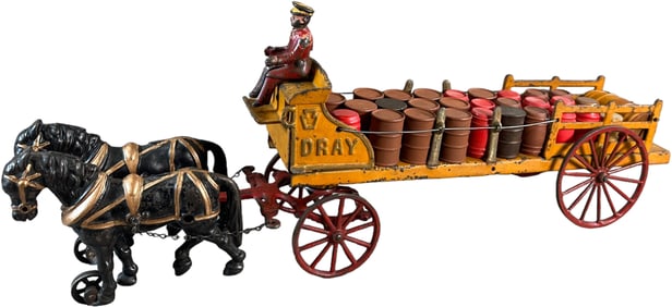 LARGE HUBLEY DRAY WAGON