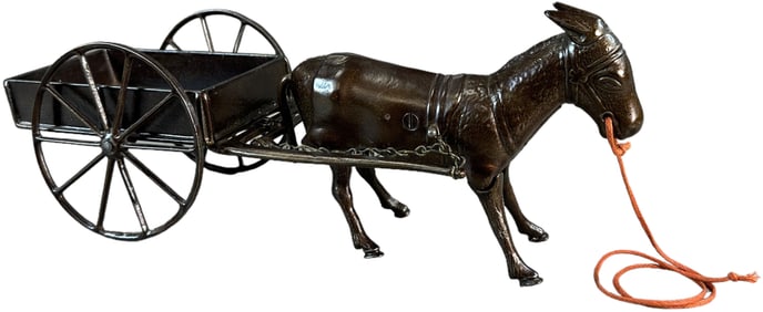 IVES CART WITH WALKING MULE