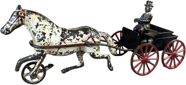WILKINS DOCTORS CART W/ LARGE HORSE