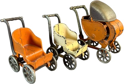 THREE KILGORE BABY CARRIAGE VARIATIONS