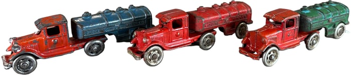 THREE AC WILLIAMS GASOLINE TRACTOR TRAILERS