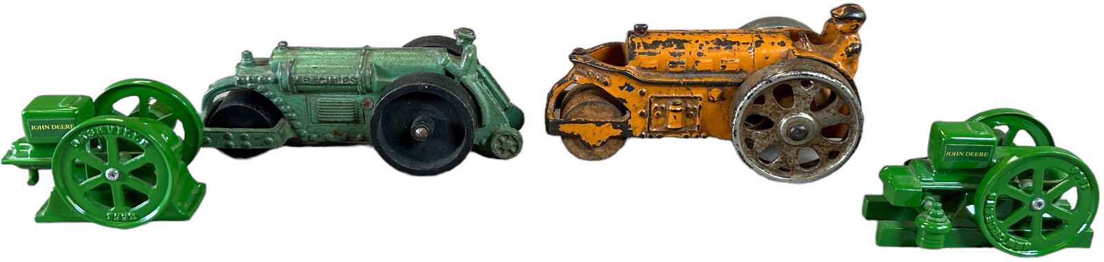 SMALL ROAD ROLLERS W/ LEAD ENGINES (1 of 7)