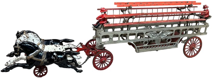 HUBLEY HORSE DRAWN LADDER WAGON