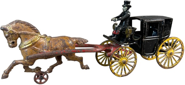 HUBLEY SINGLE HORSE LANDAU CARRIAGE