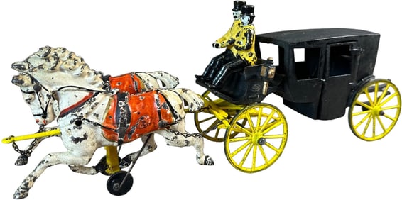 WILKINS TWO HORSE LANDAU CARRIAGE