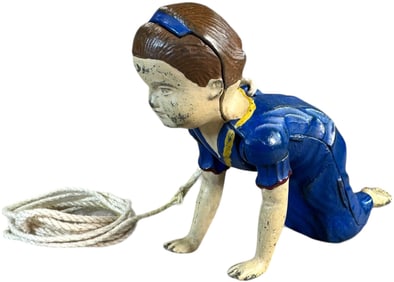 IVES CRAWLING BABY BLUE DRESS