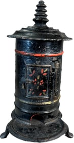 JE STEVENS STENCILED PARLOR STOVE
