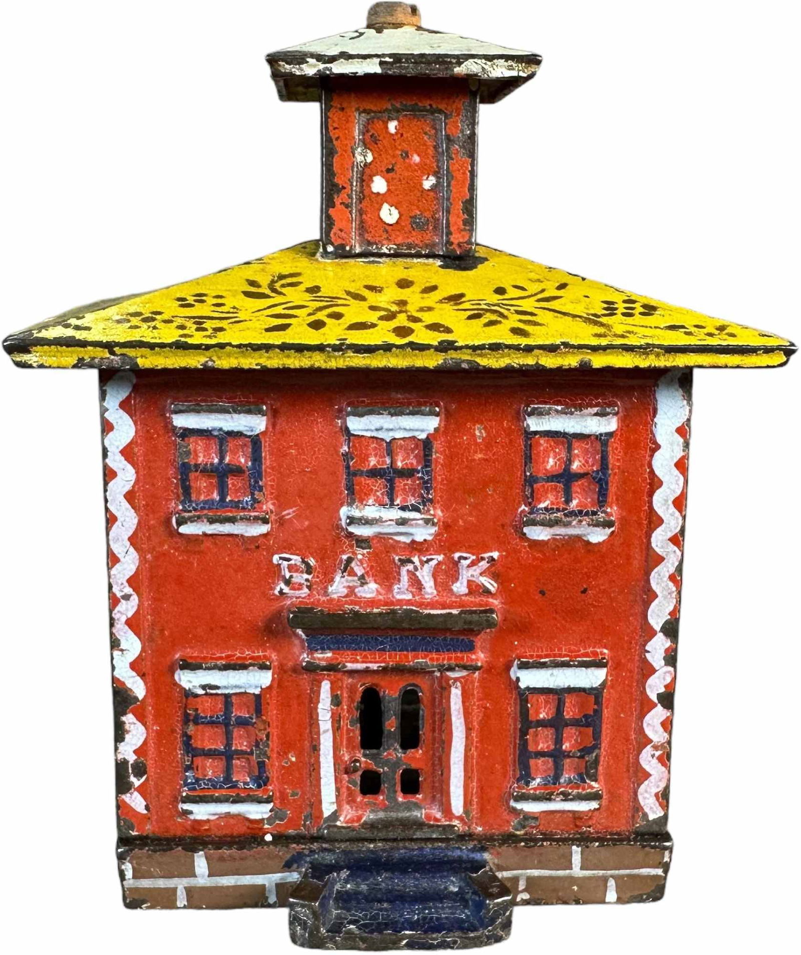 LARGE STENCILED ROOF CUPOLA STILL BANK (1 of 6)