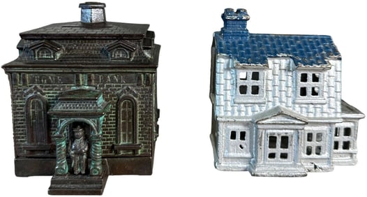 HOUSE W/ SIDE PORCH & HOME BANK STILL BANKS