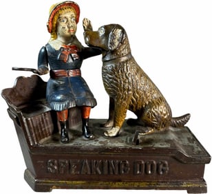 SPEAKING DOG MECHANICAL BANK