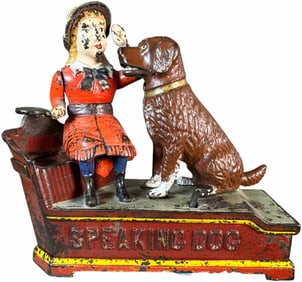 SPEAKING DOG MECHANICAL BANK