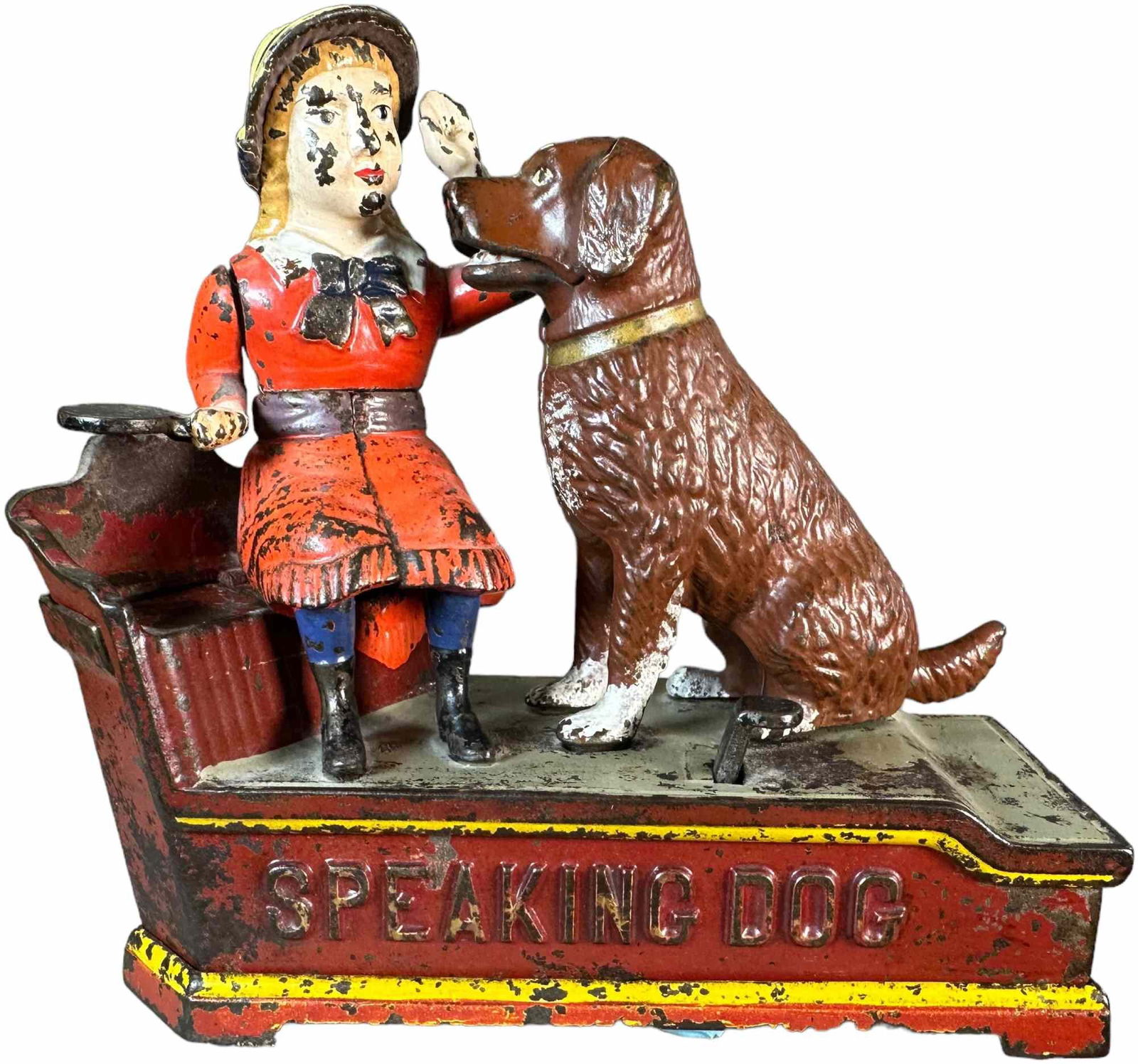 SPEAKING DOG MECHANICAL BANK (1 of 10)