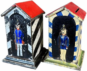 TWO BRITISH SENTRY GUARD HOUSE STILL BANKS