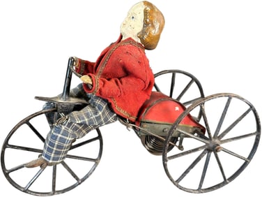 GEORGE BROWN CHILD ON MECHANICAL VELOCIPEDE