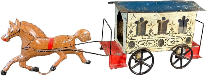 HULL & STAFFORD HORSE DRAWN TROLLEY CAR