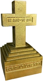 HE GAVE WE GIVE CROSS STILL BANK