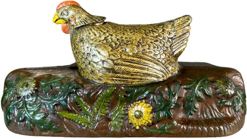 HEN AND CHICK MECHANICAL BANK