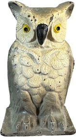 GREY VINDEX OWL STILL BANK
