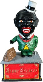 STUMP SPEAKER MECHANICAL BANK