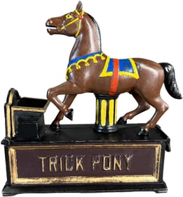TRICK PONY MECHANICAL BANK