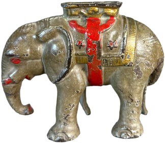 ELEPHANT W/ HOWDAH STILL BANK