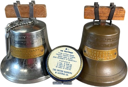 UNITED DIME & TWO LIBERTY BELL STILL BANKS
