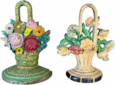 FLOWER BASKETS DOORSTOPS