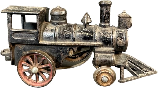 HUBLEY CAST IRON CLOCKWORK LOCOMOTIVE