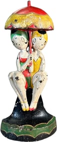 HUBLEY BATHING BEAUTIES DOORSTOP