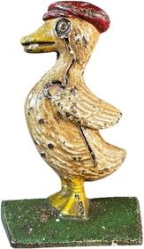 WHIMSICAL DUCK WITH MONOCLE