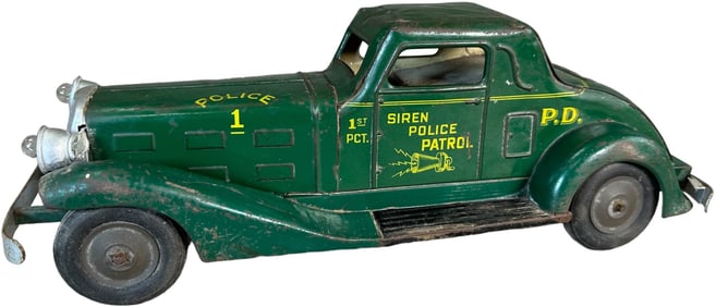MARX DELUXE SIREN POLICE PATROL