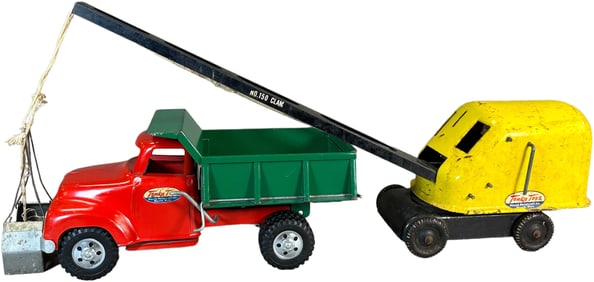 TWO TONKA TOYS WORK VEHICLES