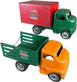 TWO TONKA TOYS UTILITY TRUCKS