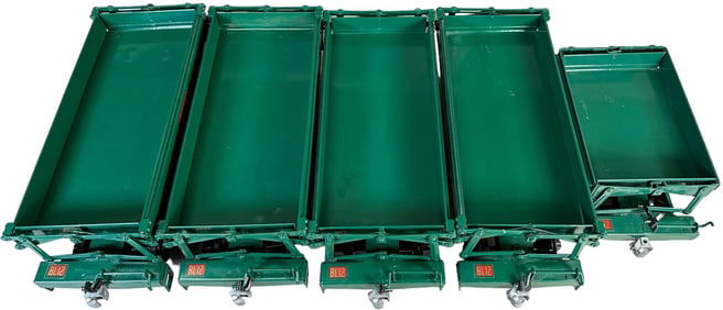 BUDDY L FREIGHT RR SET OF FIVE