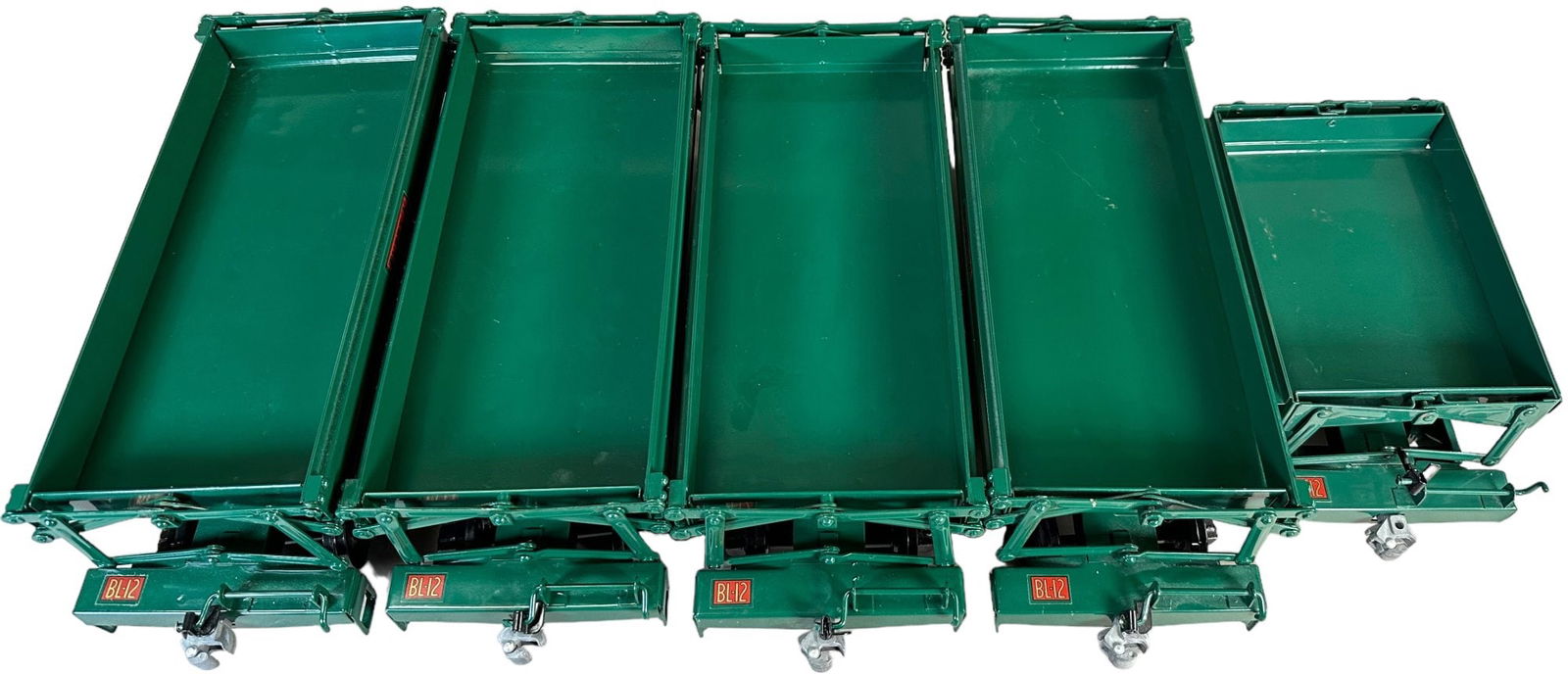 BUDDY L FREIGHT RR SET OF FIVE (1 of 7)