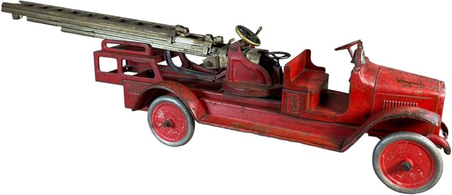 BUDDY L AERIAL LADDER TRUCK