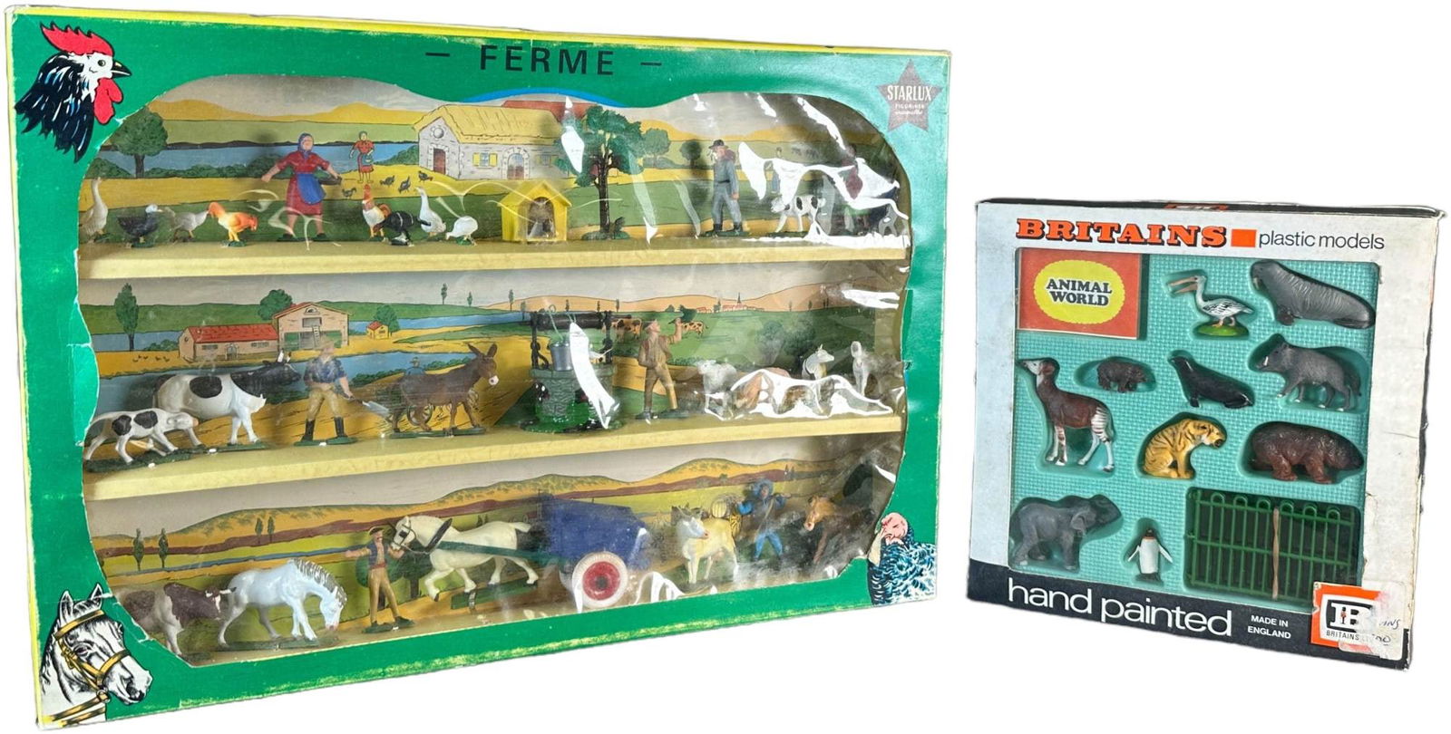BRITAINS ANIMAL DISPLAY & STARLUX FARM SET (1 of 5)