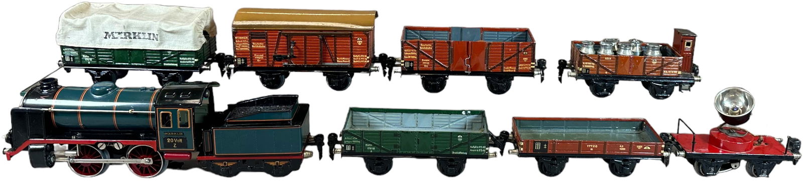 MARKLIN R66/12910 LOCO & FREIGHT WAGONS (1 of 5)