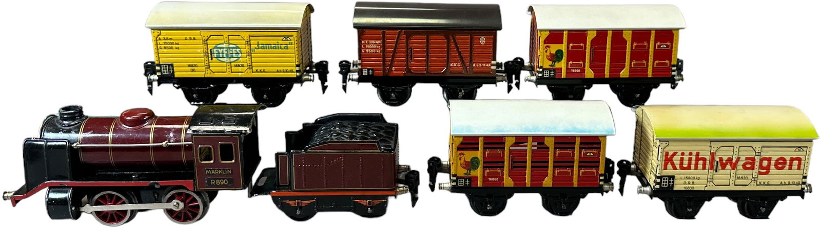 MARKLIN R890 LOCO & REFRIGERATOR CARS (1 of 4)