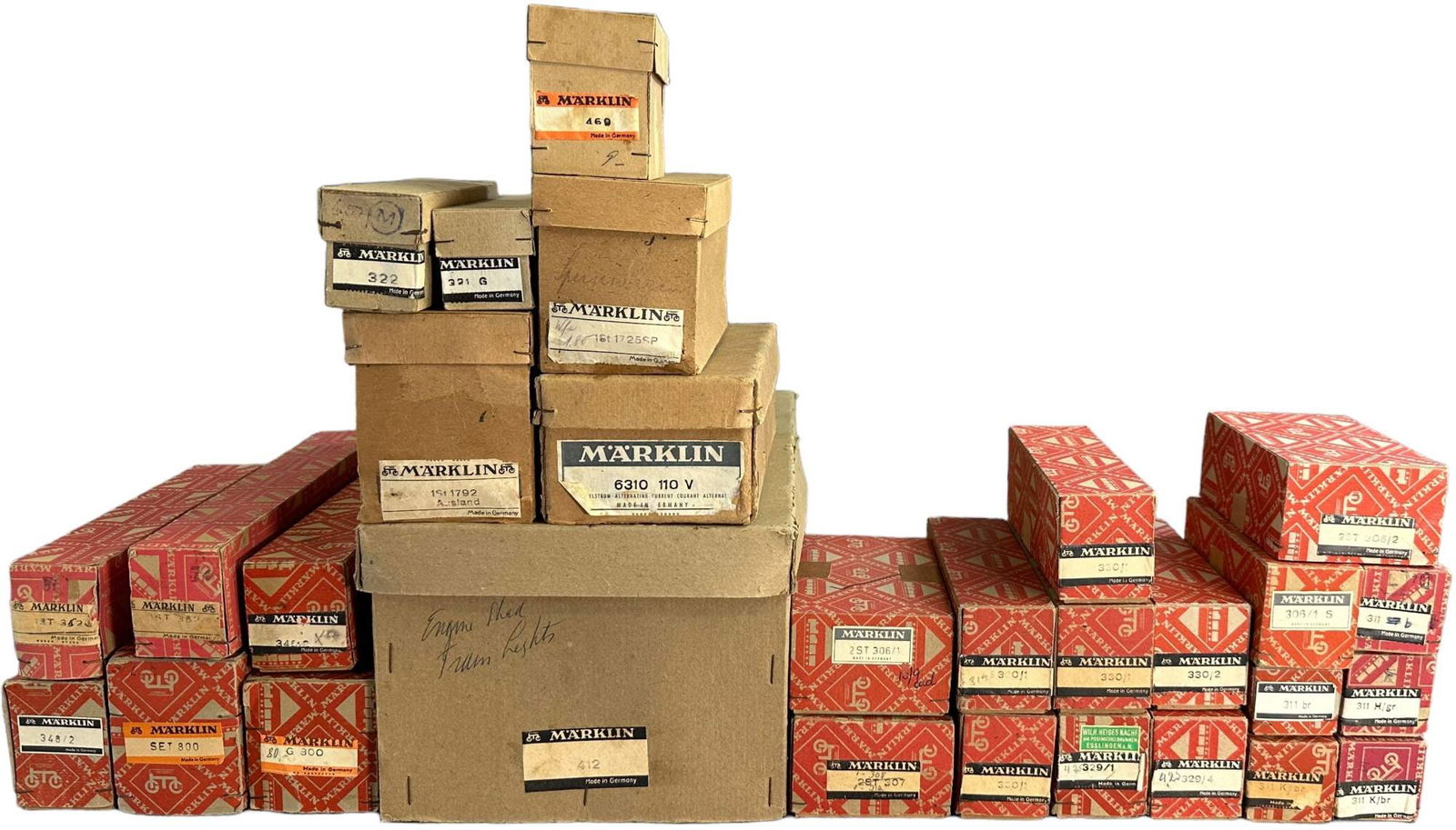 ORIGINAL MARKLIN HO TRAIN BOXES (1 of 5)