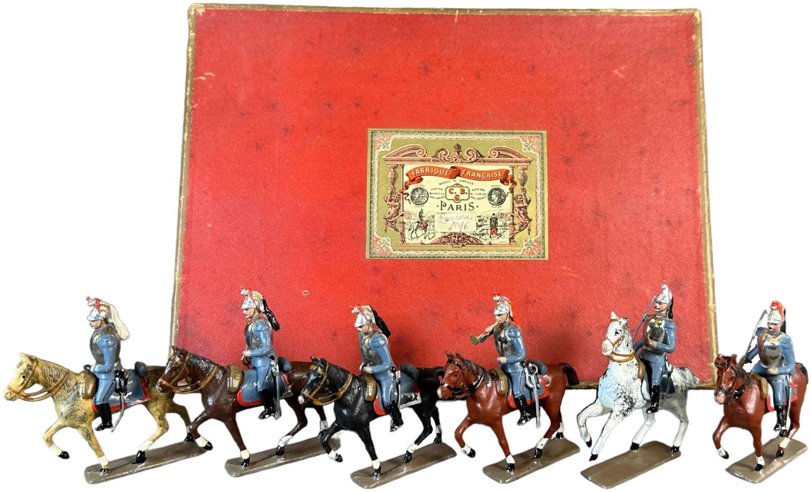 MIGNOT RARE 1914 SET FRENCH CUIRASSIERS (1 of 5)