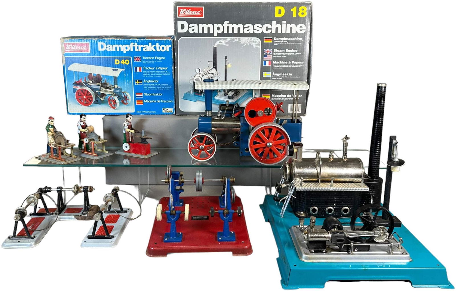 WILESCO D18 STEAM ENGINE, TRACTOR, & ACCESSORIES (1 of 6)