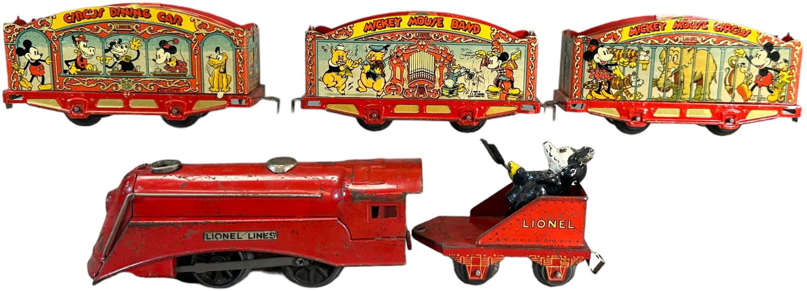 PREWAR LIONEL MICKEY MOUSE CIRCUS SET (1 of 6)