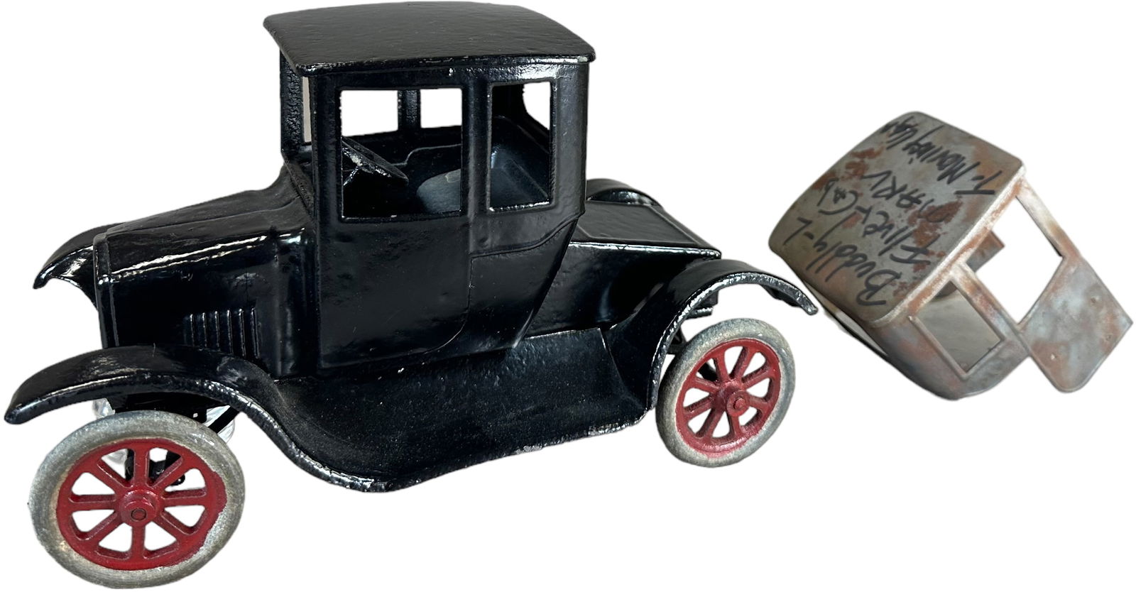 BUDDY L FLIVVER COUPE W/ EXTRA CAB (1 of 8)